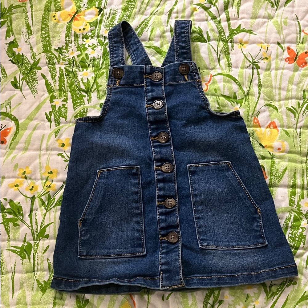 Denim Kids Overall Dress